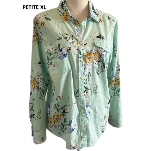 St. John's Bay Tops - ST JOHNS BAY Business Casual Cotton Shirt
